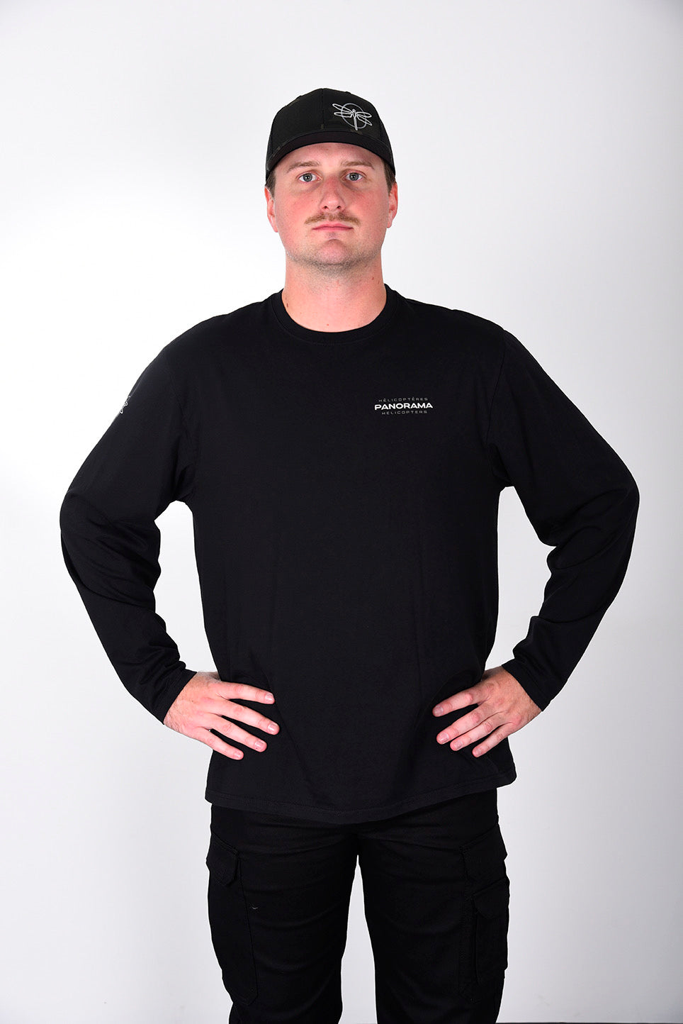 T-shirt manches longues - Noir