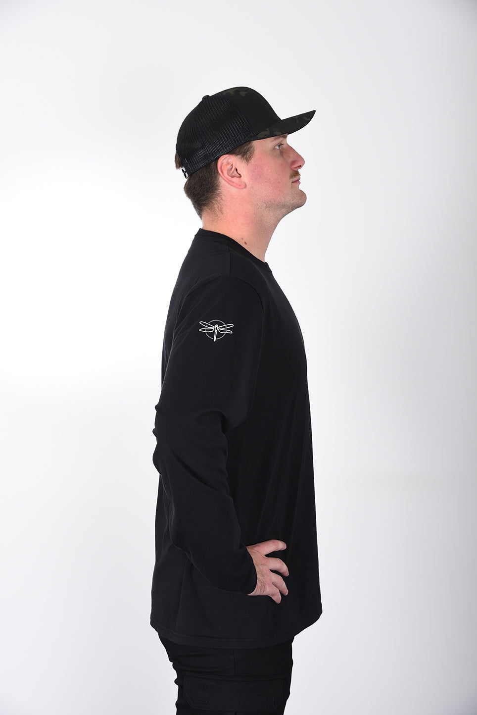 T-shirt manches longues - Noir